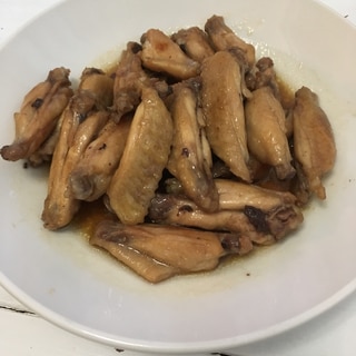 鶏手羽中でこっくり照り焼き